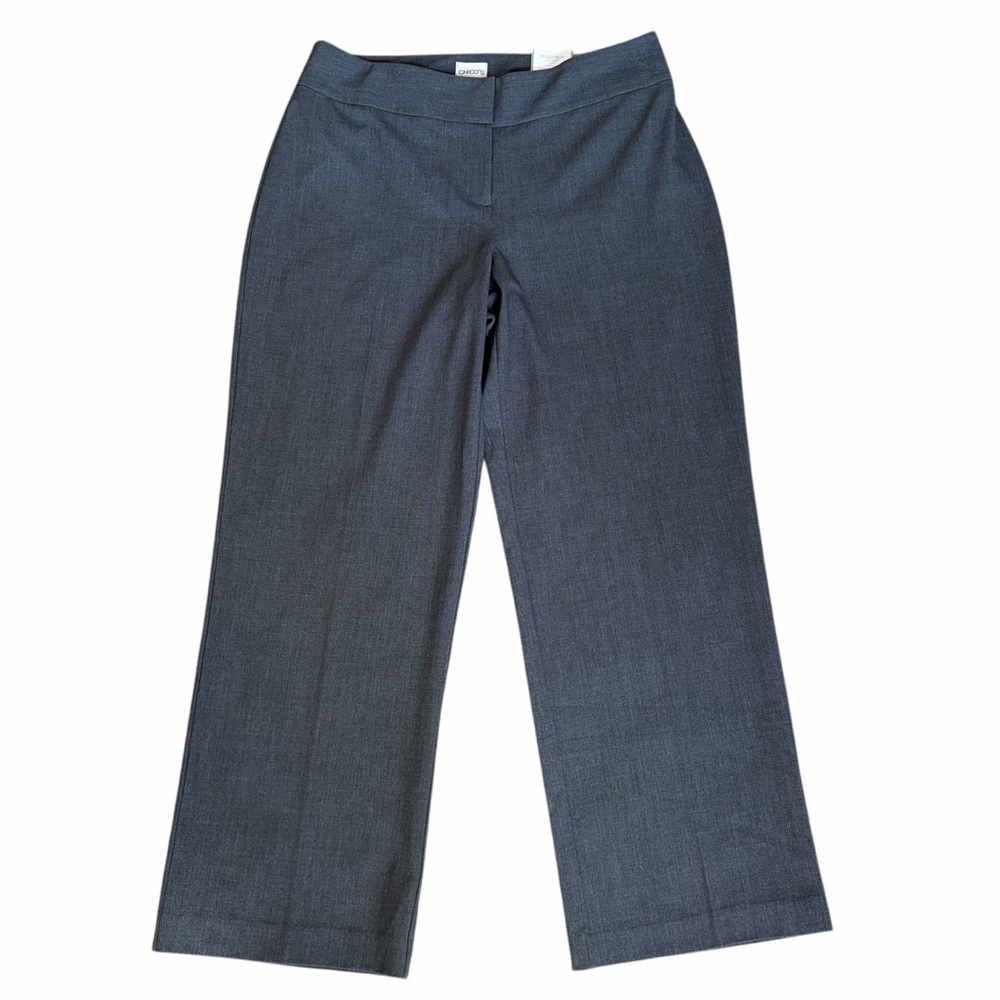 Chico’s Magique Essential Trouser Ultimate Fit Heather Grey Chico’s 2 SHORT / 12